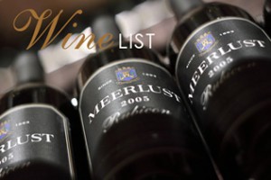 Wine List