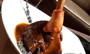 Dinner in Polokwane Saskia Restaurant Lamb Shank