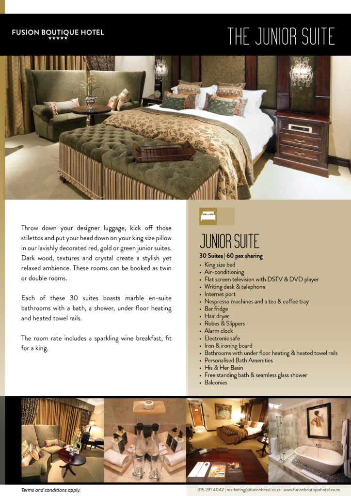 Junior suite information