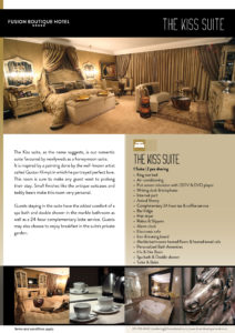 Kiss suite information